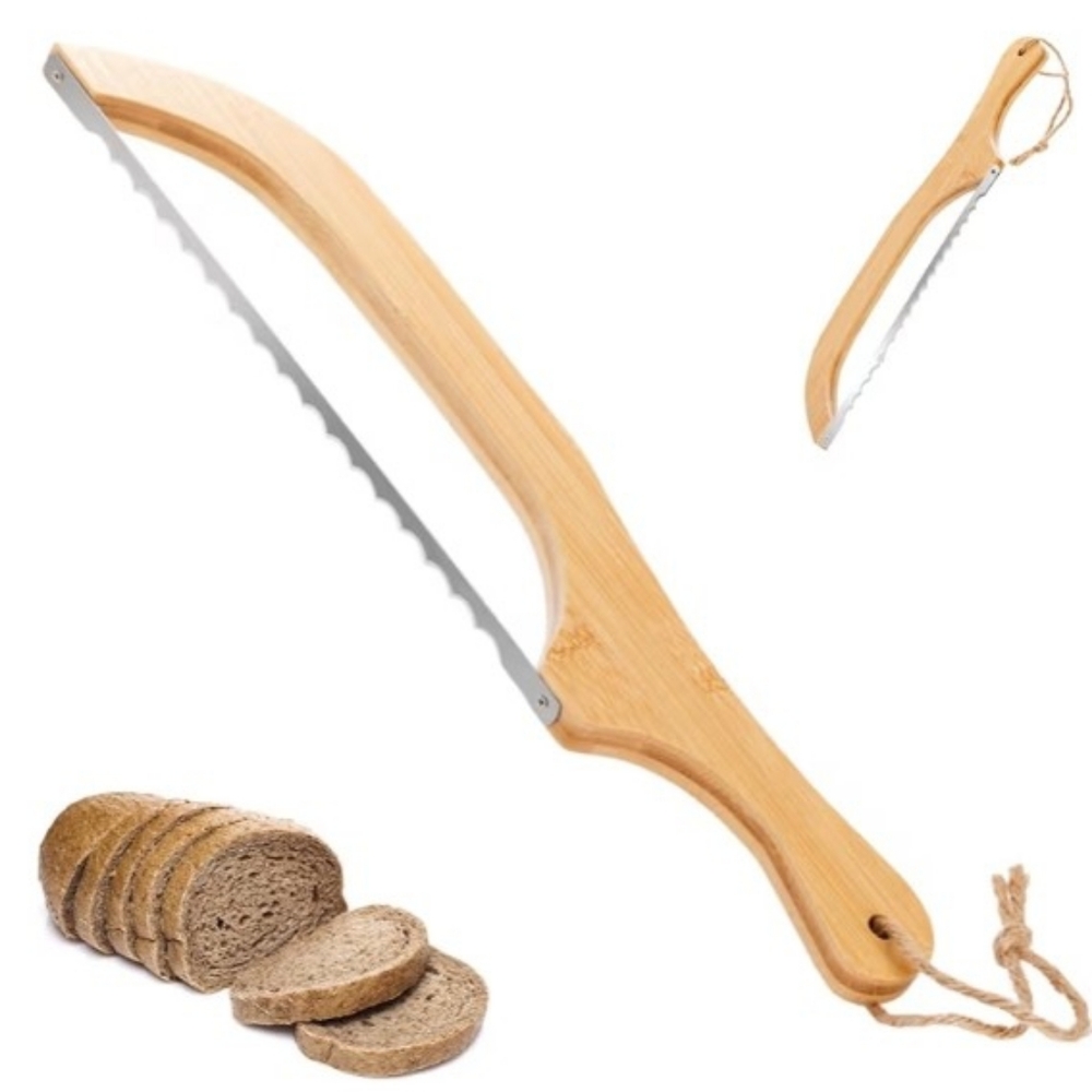 Jane Kitch Wooden Bread Knife, New Open Box